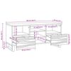 vidaXL Unidades de TV con caj&oacute;n 100 x 33 x 46 cm Madera contrachapada