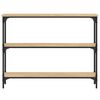 vidaXL Mesa consola madera de ingenier&iacute;a roble Sonoma 100x22,5x75 cm
