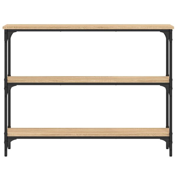 vidaXL Mesa consola madera de ingenier&iacute;a roble Sonoma 100x22,5x75 cm