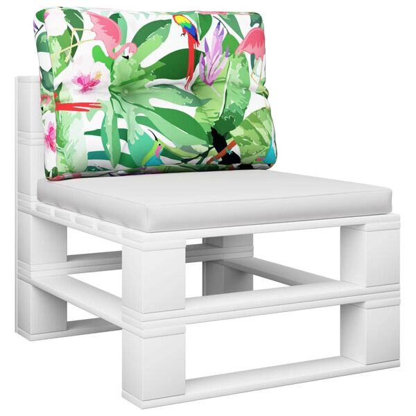 vidaXL Coj&iacute;n para pal&eacute;s tela multicolor 60x40x12 cm