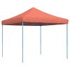 vidaXL Tienda de fiesta plegable Pop-Up terracota 292x292x315 cm
