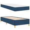 vidaXL Estructura de cama con colchón Azul 80 x 200 cm tela