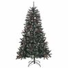 vidaXL &Aacute;rbol de Navidad artificial Verde 150 cm PVC, Pl&aacute;stico y Acero