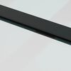 vidaXL Puerta corredera con set herrajes vidrio ESG aluminio 90x205 cm