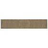 vidaXL Alfombras de &aacute;rea Natural y negro 80 x 400 cm yute