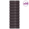 vidaXL Toallas de mano FROGN 50 uds antracita 30x30 cm 360 g/m&sup2;
