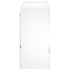 vidaXL Mueble de TV de pared con luces LED blanco 78,5x30x60,5 cm