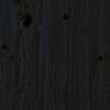 vidaXL Mesitas de noche 2 uds madera maciza de pino negro 40x34x55 cm
