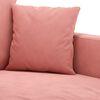 vidaXL Sill&oacute;n de terciopelo rosa 60 cm
