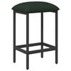 vidaXL Taburete de bar Verde oscuro 40 x 32 x 74 cm