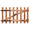 vidaXL Puerta para valla 100x60cm madera de avellano impregnada