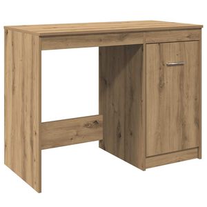 vidaXL Escritorio de madera de ingenier&iacute;a roble artisan 100x50x76 cm