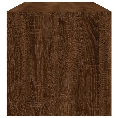 vidaXL Mesa de centro madera contrachapada roble marrón 100x40x40 cm