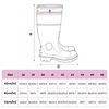 vidaXL Botas de agua negro n&uacute;mero 38 PVC