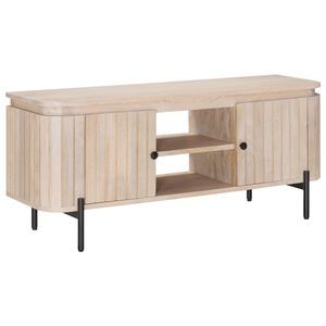 vidaXL Mueble de TV con estante con almacenamiento 105 x 30 x 45 cm