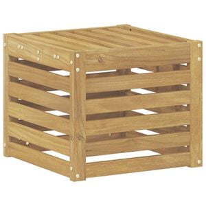 vidaXL Conjunto de sof&aacute;s de exterior Blanco 35 x 38 x 37 cm
