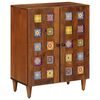vidaXL Aparador Nogal 60 x 33 x 75 cm Madera de mango maciza