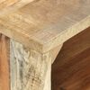 vidaXL Mueble para TV de madera maciza de mango rugosa 130x30x45 cm