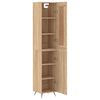 vidaXL Aparador de madera contrachapada roble Sonoma 34,5x34x180 cm