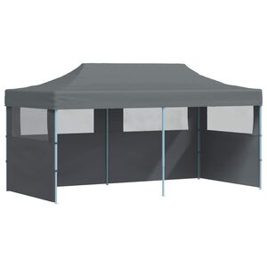 vidaXL Carpa de Fiesta 291 x 580 x 315 cm Gris antracita Tela Oxford