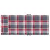 vidaXL Cojines de silla respaldo alto 6 uds tela Oxford a cuadros rojo