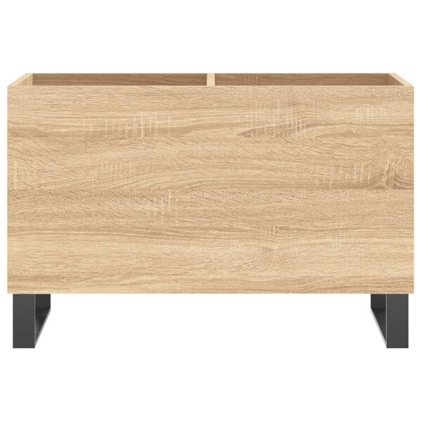 vidaXL Mueble discos madera contrachapada roble Sonoma 74,5x38x48 cm