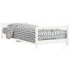 vidaXL Estructura de cama para ni&ntilde;os madera de pino blanco 90x200 cm