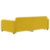 vidaXL Sof&aacute; cama nido terciopelo amarillo 100x200 cm