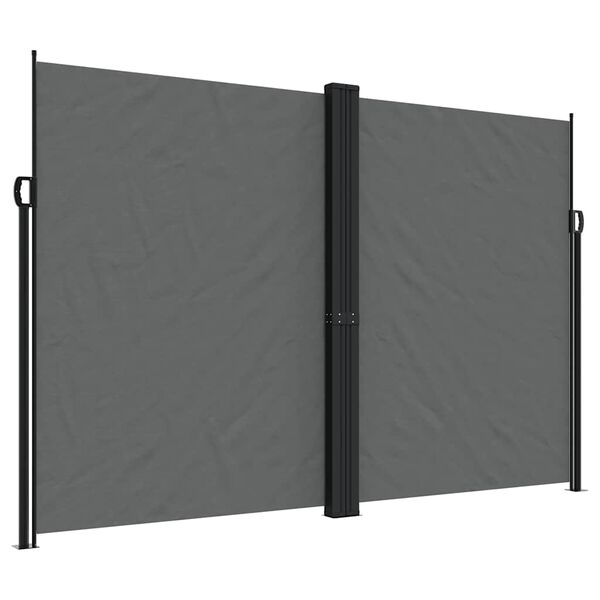 vidaXL Toldo lateral retr&aacute;ctil antracita 220x1000 cm