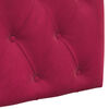 vidaXL Cabecera Colgante Rojo vino 150 x 55 x 7 cm Terciopelo
