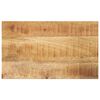 vidaXL Tablero mesa rectangular madera maciza mango rugosa 50x30x2,5cm