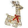 vidaXL Reno Navide&ntilde;o 3D LOVIISA 280 LED Blanco C&aacute;lido 55 x 22 x 63 cm