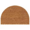 vidaXL Felpudo semicircular de fibra de coco natural 40x60 cm