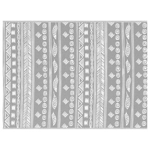 vidaXL Alfombra de exterior ARAKIL Gris 300 x 400 cm PP