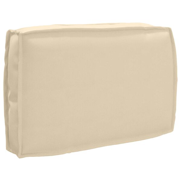 vidaXL Coj&iacute;n Beige 60 x 40 x 12 cm Tela Oxford