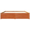vidaXL Estructura de cama con caj&oacute;n Marr&oacute;n cera 150 x 200 cm