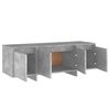 vidaXL Mueble de TV madera contrachapada gris hormigón 120x30x40,5 cm
