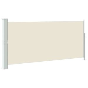 vidaXL Toldo lateral retr&aacute;ctil 140x314 cm crema