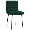 vidaXL Sillas de comedor 4 unidades terciopelo verde oscuro