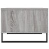 vidaXL Mesa de centro madera contrachapada gris Sonoma 60x50x36,5 cm