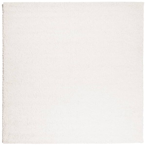 vidaXL Alfombra peluda de pelo largo moderna PAMPLONA crema 160x160 cm