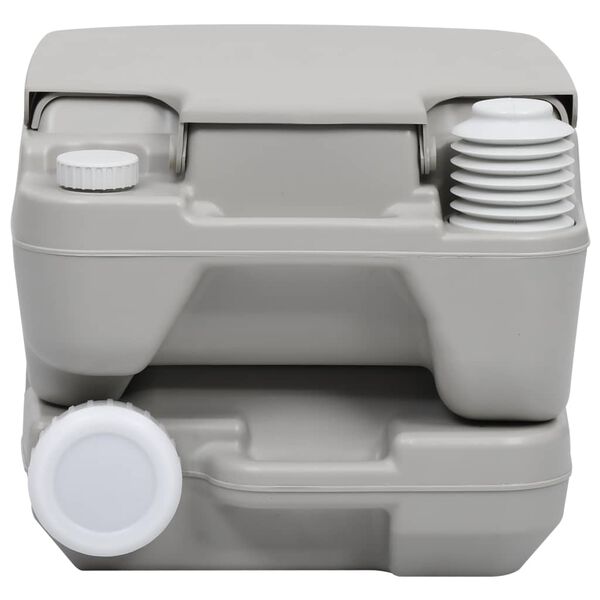 vidaXL Juego de inodoro con lavabo port&aacute;til para camping