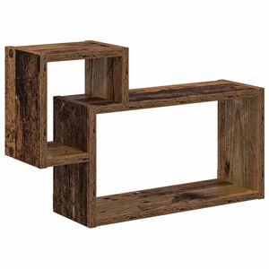 vidaXL Estante de pared Montada en la pared Marr&oacute;n 55 x 15 x 35 cm