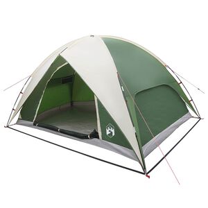 vidaXL Tienda de Camping con Cubierta de Lluvia Impermeable 4 persona