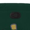 vidaXL Sill&oacute;n de masaje reclinable de terciopelo verde oscuro