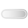 vidaXL Espejo de ba&ntilde;o LED Transparente 40 x 15 cm vidrio templado
