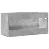 vidaXL Armario para lavabo contrachapada gris hormig&oacute;n 100x38,5x48 cm