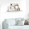 vidaXL Estante flotante de pared MDF roble 90x23,5x3,8 cm
