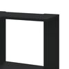 vidaXL Estanter&iacute;a de esquina 3 niveles madera negro 50x50x102 cm