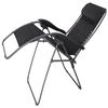 Eurotrail Silla reclinable de exterior Tarente 3-D mesh negro